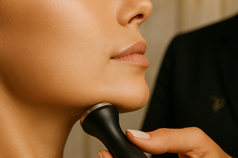 <h3> ULTRABODY DOUBLE CHIN</h3>
<p><strong>Kjálkalínumótun.</strong></p>
<p>Markviss meðferð sem brýtur niður fitu á undirhöku, þéttir húð og mótar kjálkalínu...</p>